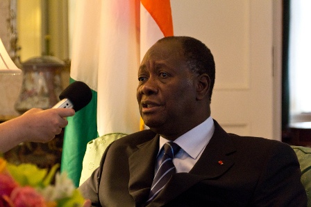 Alassane Ouattara, président de la République de Côte d'Ivoire de Flickr.com